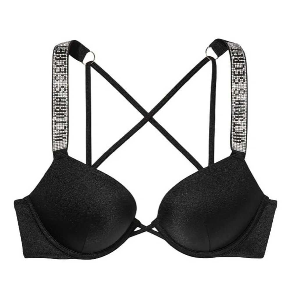 👙 NWT Victoria's Secret Shine Strap Bombshell Bikini Top - Picture 3 of 3